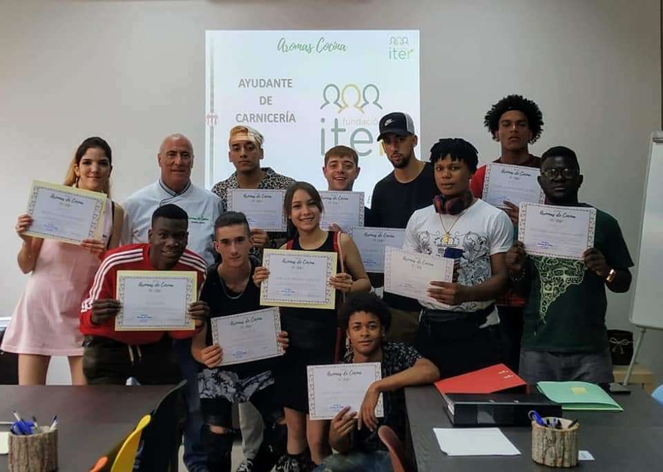Fin del curso ayudante de carnicero