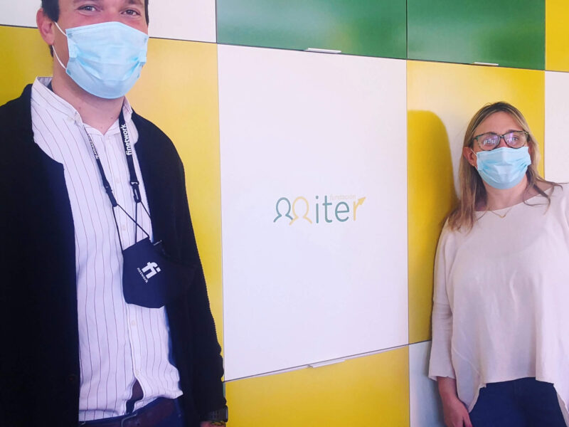 Voluntarios de Nfq en la sede de Iter en Leganés